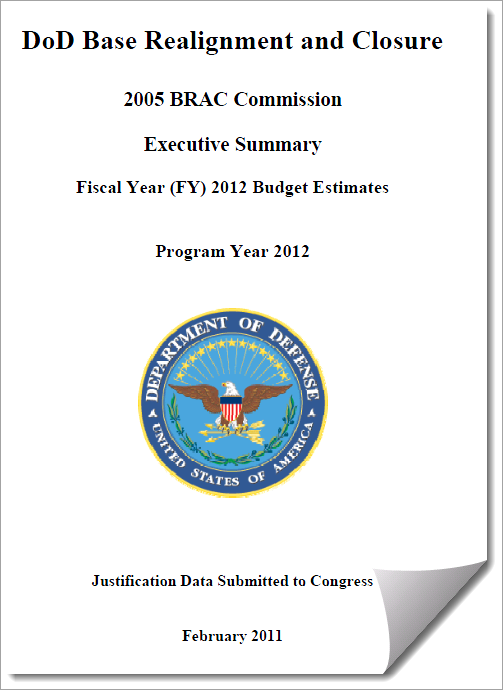 DoD BRAC The 2012 Budget Summary